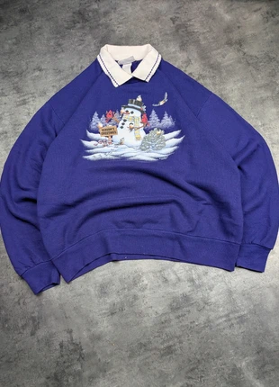 Pull de Noël Morning Sun vintage '90s made in USA - size L, marque: Vintage Dressing, état: Très bon état, taille: L / 40 / 12, 29,00 €, 31,15 € Protection acheteurs incluse