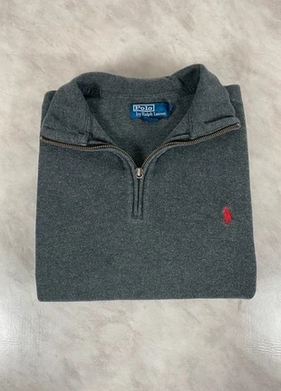 Polo Ralph Lauren – Pull 1/4 zip col camionneur gris – Taille XL homme Code 248N, marque: Ralph Lauren, état: Très bon état, taille: XL, 49,00 €, 52,15 € Protection acheteurs (Pro) incluse