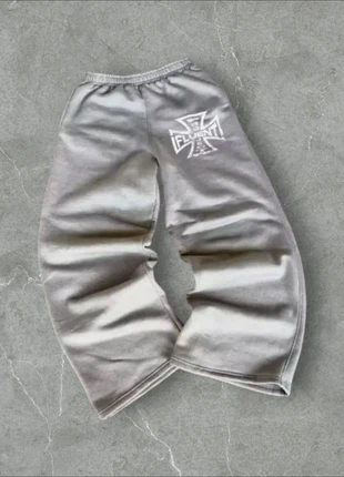 Jogging gris oversize large - pantalon de survêtement coupe droite baggy - M, brand: Vintage Dressing, condizioni: Ottime, taglia: M, €39.90, €42.60 include la Protezione acquisti Pro