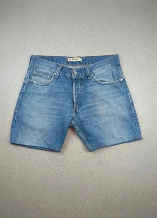 Short Levi’s 512 Bootcut | Denim bleu clair délavé | Boutons métal | Homme W34, merk: Levi's, staat: Goed, maat: W34 | FR 44, € 6,00, € 7,00 inclusief Kopersbescherming Pro