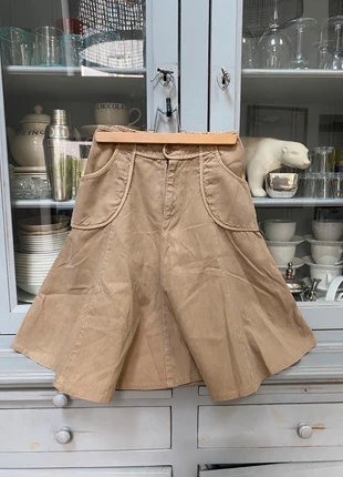 Jupe beige vintage, merk: Tsumori Chisato, staat: Goed, maat: XS / 34 / 6, € 20,00, € 21,70 inclusief Kopersbescherming