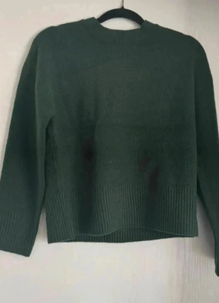 & Other Stories crew neck jumper dark green cotton wool blend autumn warm layers, brand: & Other Stories, condition: New with tags, size: XS / UK 4-6, £30.00, £32.20 includes Buyer Protection Pro