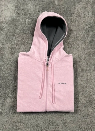 Polaire à capuche avec zip Reebok | Rose | Taille XL Femmes, marque: Reebok, état: Très bon état, taille: XL / 42 / 14, 13,00 €, 14,35 € Protection acheteurs incluse