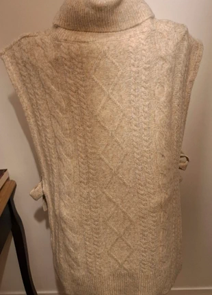 Pull original blanc col roulé sans manches, estado: Muy bueno, tamaño: L / 40 / 12, 7,50 €, 8,58 € Protección al comprador incluida