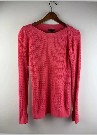 Pull col rond torsadé rose corail – Tommy Hilfiger 211N, marque: Tommy Hilfiger, état: Très bon état, taille: M / 38 / 10, 13,50 €, 14,88 € Protection acheteurs (Pro) incluse