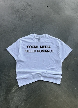 T-shirt vintage graphic tee boxy social, marca: Graphic Tee, estado: Muito bom, tamanho: L, €9.99, €11.19 inclui Proteção do Comprador Pro