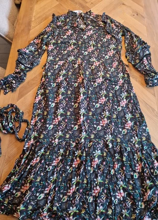 Midi jurk Pom Amsterdam, merk: POM Amsterdam, staat: Heel goed, maat: M / 38 / 10, € 24,50, € 26,43 inclusief Kopersbescherming