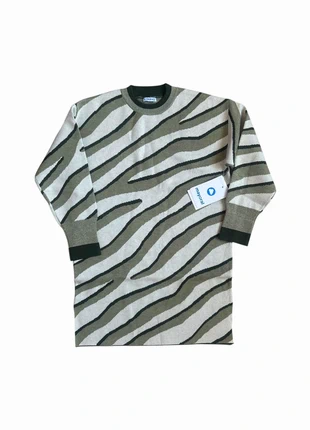 Robe pull chaude épaisse zébrée verte et blanche 8 ans mayoral neuf avec étiquette, brand: Mayoral, condition: New with tags, size: 8 years / 128 cm, €15.00, €16.45 includes Buyer Protection Pro