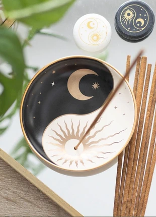 Yin Yang Celestial Incense Holder – Modern Spiritual Home Decor, brand: NO LABEL, condition: New, £6.80, £7.84 includes Buyer Protection