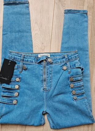 Jeans bleu clair neuf extensible skinny Taille M, marke: Laulia, zustand: Neu, mit Etikett, größe: M / 38 / 10, 15,00 €, 16,45 € inklusive Vinted-Käuferschutz