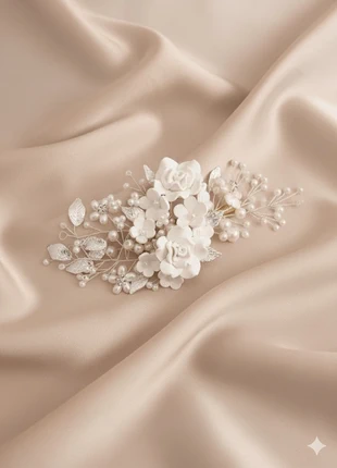 Tocado elegante para novia, madrina o invitada, estado: Nuevo sin etiquetas, 34,99 €, 37,44 € Protección al comprador incluida