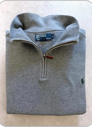 Pull Sweat half zip Ralph Lauren col montant camionneur 100% coton gris taille XXL, marke: Ralph Lauren, zustand: Sehr gut, größe: XXL, 54,90 €, 58,35 € beinhaltet Vinted-Käuferschutz Pro