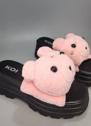 KOI Teddy Bear Platform Sliders UK Size 7 (G4) SH 15026, brand: Koi, condition: Satisfactory, size: 7, £5.00, £5.95 includes Buyer Protection Pro