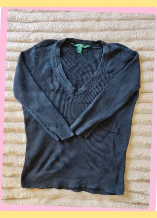 Pull Col V Noir  Ralph Lauren Vintage Femme 🩶, marke: Ralph Lauren, zustand: Sehr gut, größe: S / 36 / 8, 10,00 €, 11,20 € inklusive Vinted-Käuferschutz