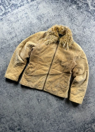 Y2K Avantgarde bomber rare velour cropped women Japan style jacket size XL, brand: Japan Style, condition: Very good, size: XL / 42 / 14, €44.00, €46.90 includes Buyer Protection Pro