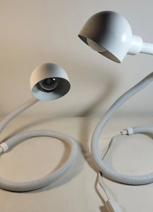 Set van 2 witte vintage snake lampen (1970s), marque: Vintage Love, état: Très bon état, 85,00 €, 89,95 € Protection acheteurs incluse