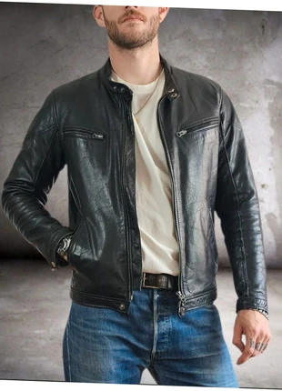 Bikers - Cuir de Buffle - Café Racer Vintage 🇲🇫, marque: Biker's, état: Très bon état, taille: L, 89,00 €, 94,15 € Protection acheteurs incluse