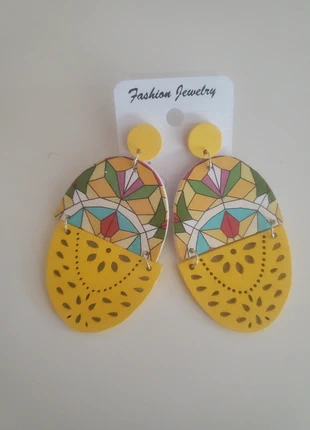 Boucles d'oreilles en bois, bohême 🌸🌸, staat: Heel goed, € 2,30, € 3,12 inclusief Kopersbescherming