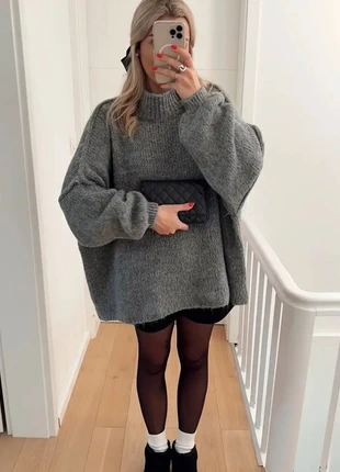 Pullover élégant long pour femme - Pull ample pour l'automne/hiver, merk: Aesthetic, staat: Heel goed, maat: S / 36 / 8, € 37,99, € 40,59 inclusief Kopersbescherming