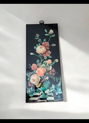 Tableau déco vintage fleurs effet glaçure - impression sur bois - signé Dresse M, marque: Vintage Boutique, état: Bon état, 10,00 €, 11,20 € Protection acheteurs incluse