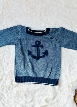 Pull ancre bleu marine - baby club - taille 9 mois, brand: Baby Club, condizioni: Ottime, taglia: 9-12 mesi / 74 cm, €4.50, €5.43 include la Protezione acquisti Pro