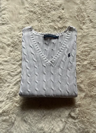 Torsadée Ralph Lauren blanc | Taille Xl, marque: Ralph Lauren, état: Très bon état, taille: XL / 42 / 14, 50,00 €, 53,20 € Protection acheteurs incluse