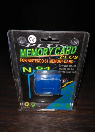 Memorycard plus N64, brand: naki, condizioni: Nuovo con cartellino, €10.00, €11.20 include la Protezione acquisti