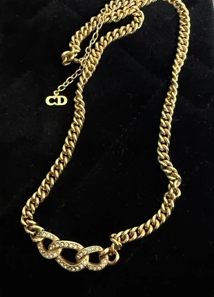 Collier Dior vintage plaqué or, merk: Dior, staat: Heel goed, € 155,00, € 163,45 inclusief Kopersbescherming