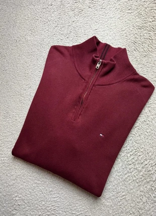 Pull Half Zip Tommy Hilfiger Bordeaux Taille L Homme, marke: Tommy Hilfiger, zustand: Sehr gut, größe: L, 34,99 €, 37,44 € beinhaltet Vinted-Käuferschutz Pro