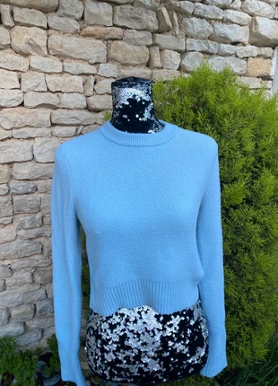 Pull court bleu ciel – Zara – Taille M – Ultra doux, brand: Zara, condition: Very good, size: M / 38 / 10, €4.00, €4.90 includes Buyer Protection