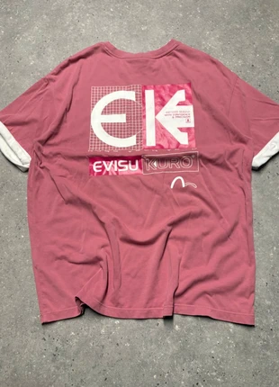 T-shirt Evis Kuro rose blanc Daicock Seagull coton japan printed X13-14, brand: Evisu, condizioni: Ottime, taglia: M / IT 42 / EU 38, €29.90, €32.10 include la Protezione acquisti