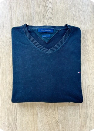 Pull Tommy Hilfiger col V noir Homme taille L très bon état, brand: Tommy Hilfiger, condition: Good, size: L, €10.00, €11.20 includes Buyer Protection Pro