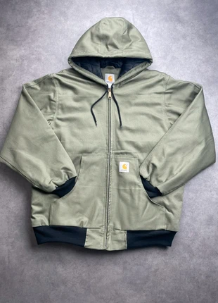 Veste à capuche activ jacket carhartt vintage oversize | Vert Kaki | Taille L | Workwear rework, marke: Carhartt, zustand: Sehr gut, größe: L, 54,90 €, 58,35 € inklusive Vinted-Käuferschutz