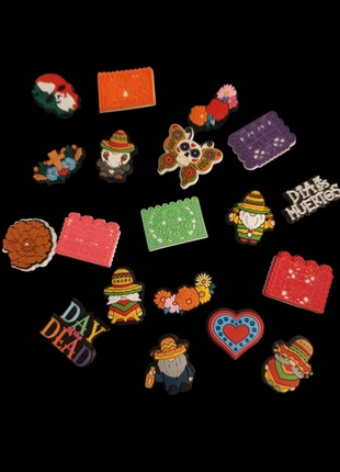 Set 19 Jibbitz “Día de los Muertos” per scarpe Crocs o altre simili con fori 🇲🇽, marque: dia de los muertos, état: Neuf sans étiquette, 6,00 €, 7,00 € Protection acheteurs incluse