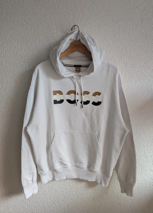 Boss Kapuzensweater weiß, brand: Boss, condizioni: Ottime, taglia: S, €35.00, €37.45 include la Protezione acquisti