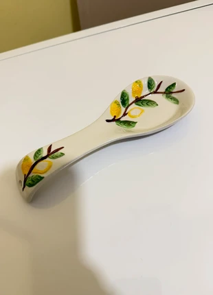 Poggiamestoli/ portamestoli fantasia limone, marque: CASA, état: Neuf avec étiquette, 3,00 €, 3,85 € Protection acheteurs incluse