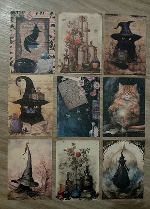 Papiers, embellissements, scrapbooking, vintage, witchy, sorcière, gothique, grimoire, sorcellerie, état: Très bon état, 2,00 €, 2,80 € Protection acheteurs incluse