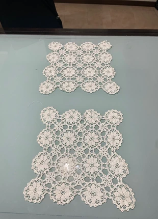 Set centrini pizzo, marque: Fait Main, état: Très bon état, 2,50 €, 3,33 € Protection acheteurs incluse