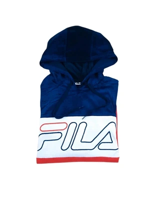 Sweat à capuche hoodie Fila vintage polaire multicolore - Taille L, brand: FILA, condition: Good, size: L, €14.00, €15.40 includes Buyer Protection Pro