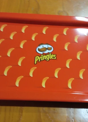 Bandeja de metal decorada, marque: Pringles, état: Neuf sans étiquette, 1,50 €, 2,28 € Protection acheteurs incluse