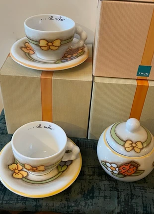 Thun - set 2 tazze da the e zuccheriera, marke: Thun, zustand: Neu, mit Etikett, 30,00 €, 32,20 € inklusive Vinted-Käuferschutz