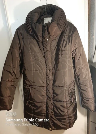 Doudoune longue marron à col montant – Taille XL –, marke: oumingsi, zustand: Sehr gut, größe: XL / 42 / 14, 11,00 €, 12,25 € inklusive Vinted-Käuferschutz