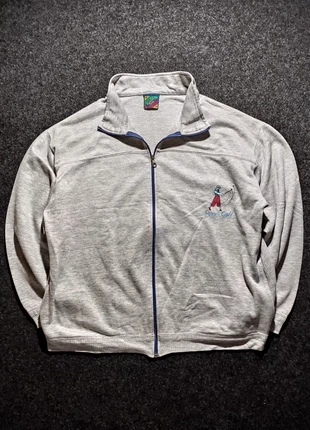 Felpa Vintage Grigia Full Zip con Ricamo Golf Club - Uomo/Unisex Taglia M, brand: Vintage Dressing, condizioni: Nuovo con cartellino, taglia: M, €19.99, €21.69 include la Protezione acquisti