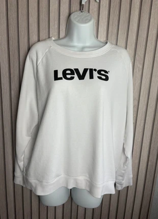 Levi’s White Logo Sweatshirt Size 1X (Approx UK 18–20), brand: Levi's, condition: Very good, size: Other, £16.99, £18.54 includes Buyer Protection
