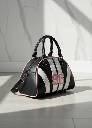 Sac bowling noir blanc rose style, marque: alyah, état: Très bon état, 44,90 €, 47,85 € Protection acheteurs incluse