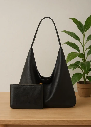 sac à main hobo noir + pochette assortie Vintage y2k, brand: Fashion, condition: New without tags, €24.99, €26.94 includes Buyer Protection