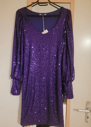 Robe sequins, marque: je ne sais pas, état: Neuf avec étiquette, taille: S / 36 / 8, 10,00 €, 11,20 € Protection acheteurs incluse