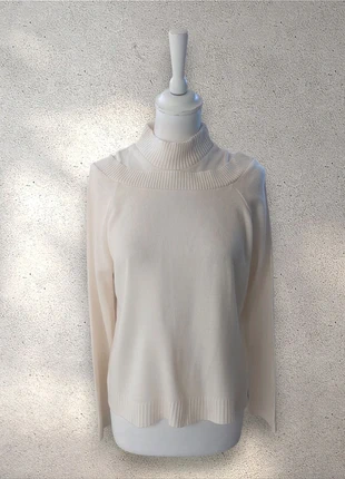 Pull épaules ajourées col montant crème Blancheporte 38-40, marque: Blancheporte, état: Très bon état, taille: M / 38 / 10, 4,00 €, 4,90 € Protection acheteurs (Pro) incluse