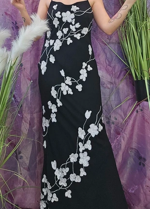 Y2K Beaded Whimsigoth Gown, brand: Vintage, condition: Very good, size: XL / 14, £28.00, £30.10 includes Buyer Protection Pro