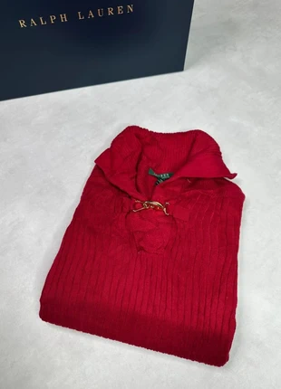 Sweater pull Ralph Lauren Label tressée cotton Red, brand: Ralph Lauren, condizioni: Ottime, taglia: M / IT 42 / EU 38, €14.90, €16.35 include la Protezione acquisti